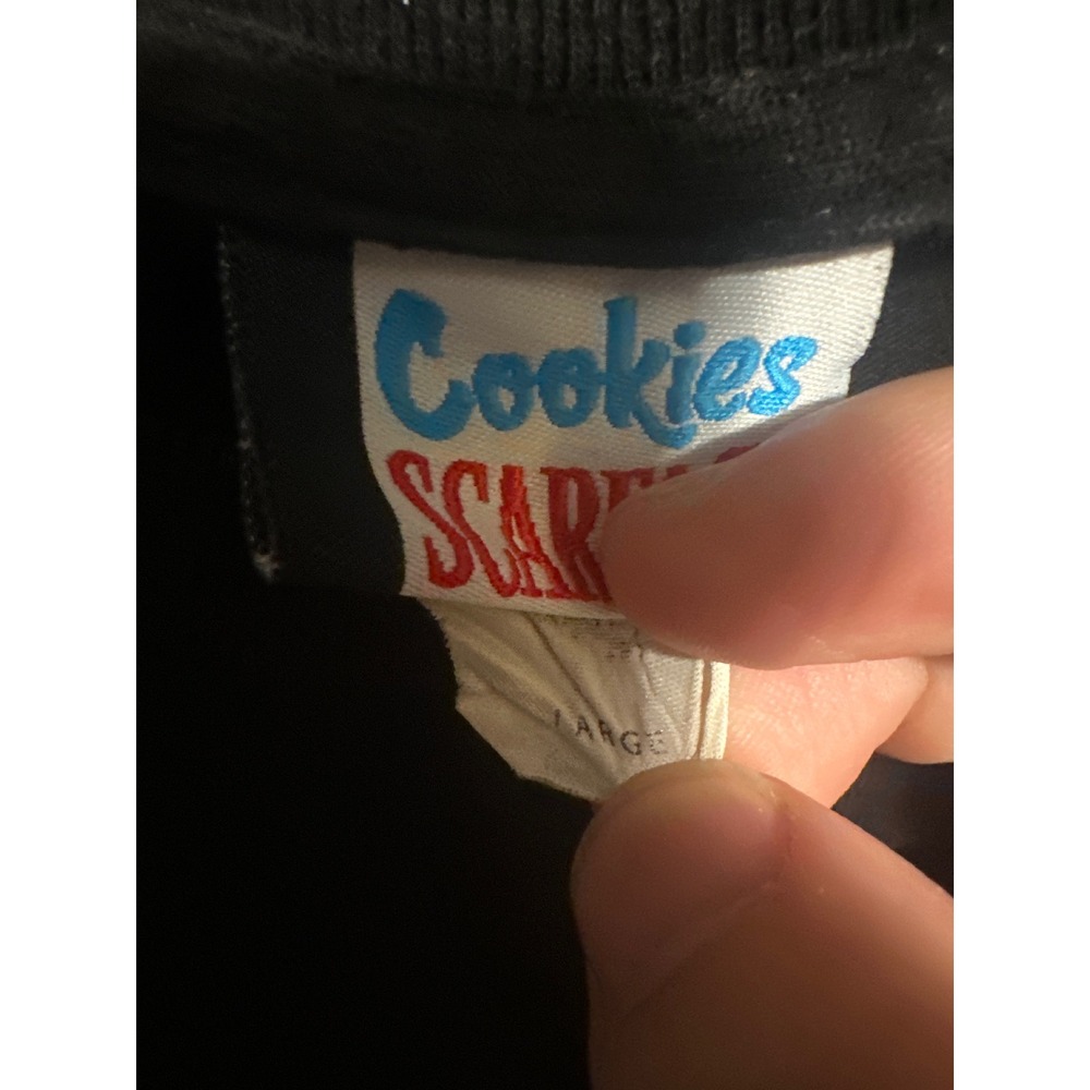 Cookies SF Scarface Tony Montana Graphic T-Shirt Black Mens Large Streetwear - Picture 2 of 2
